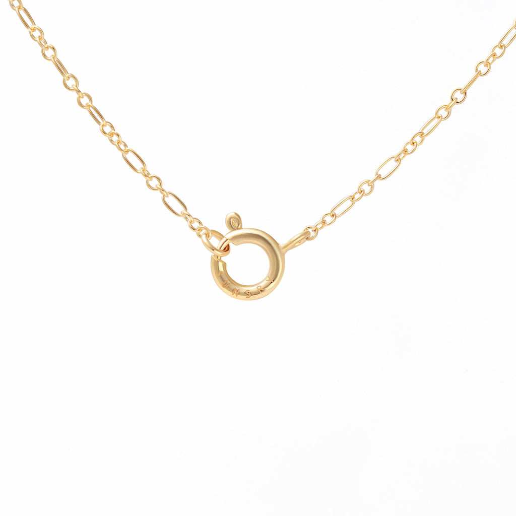 Niah Necklace - Agate Moss Gold