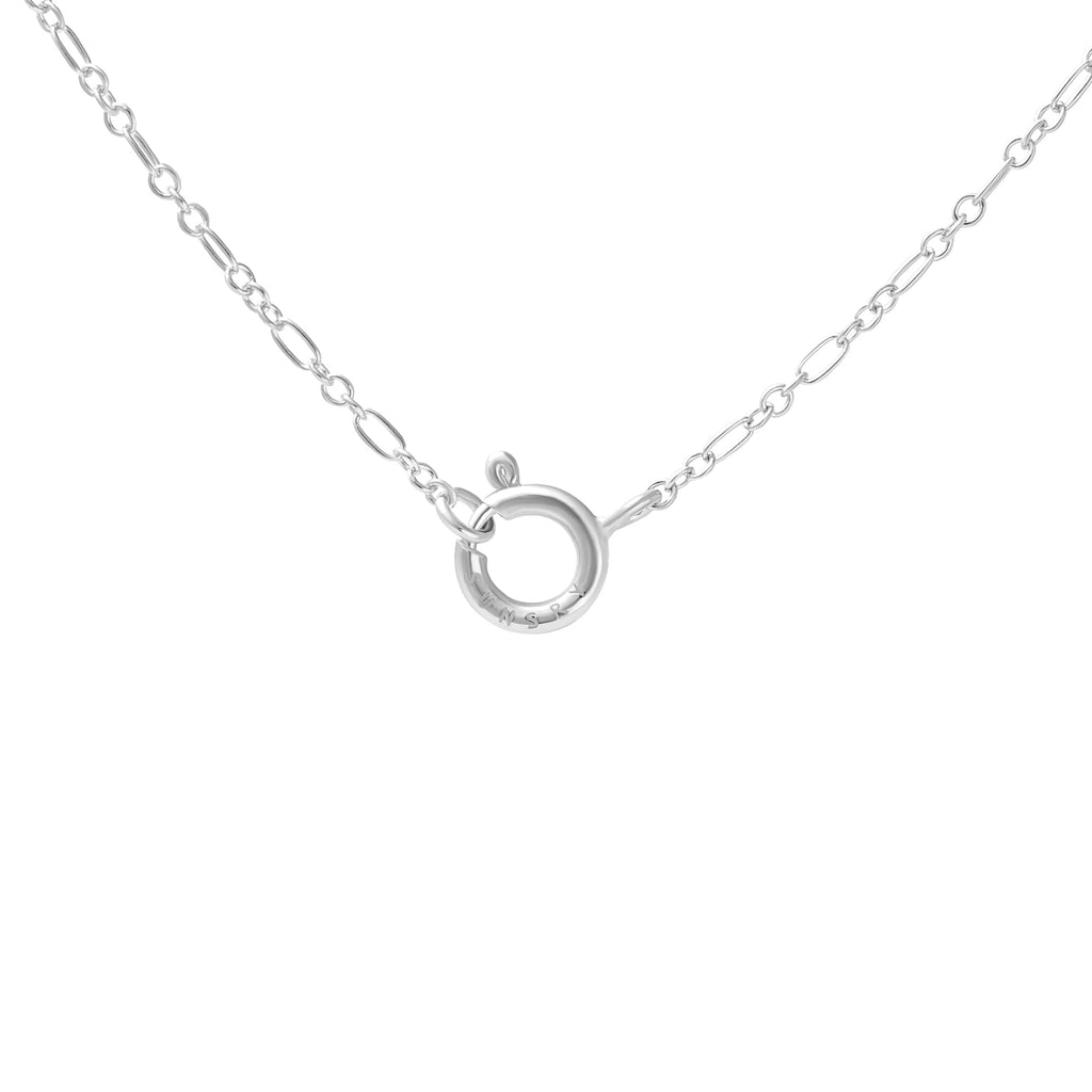Niah Necklace - Agate Moss Silver