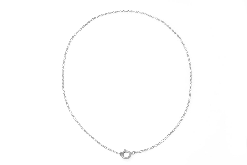 Niah Necklace - Agate Moss Silver