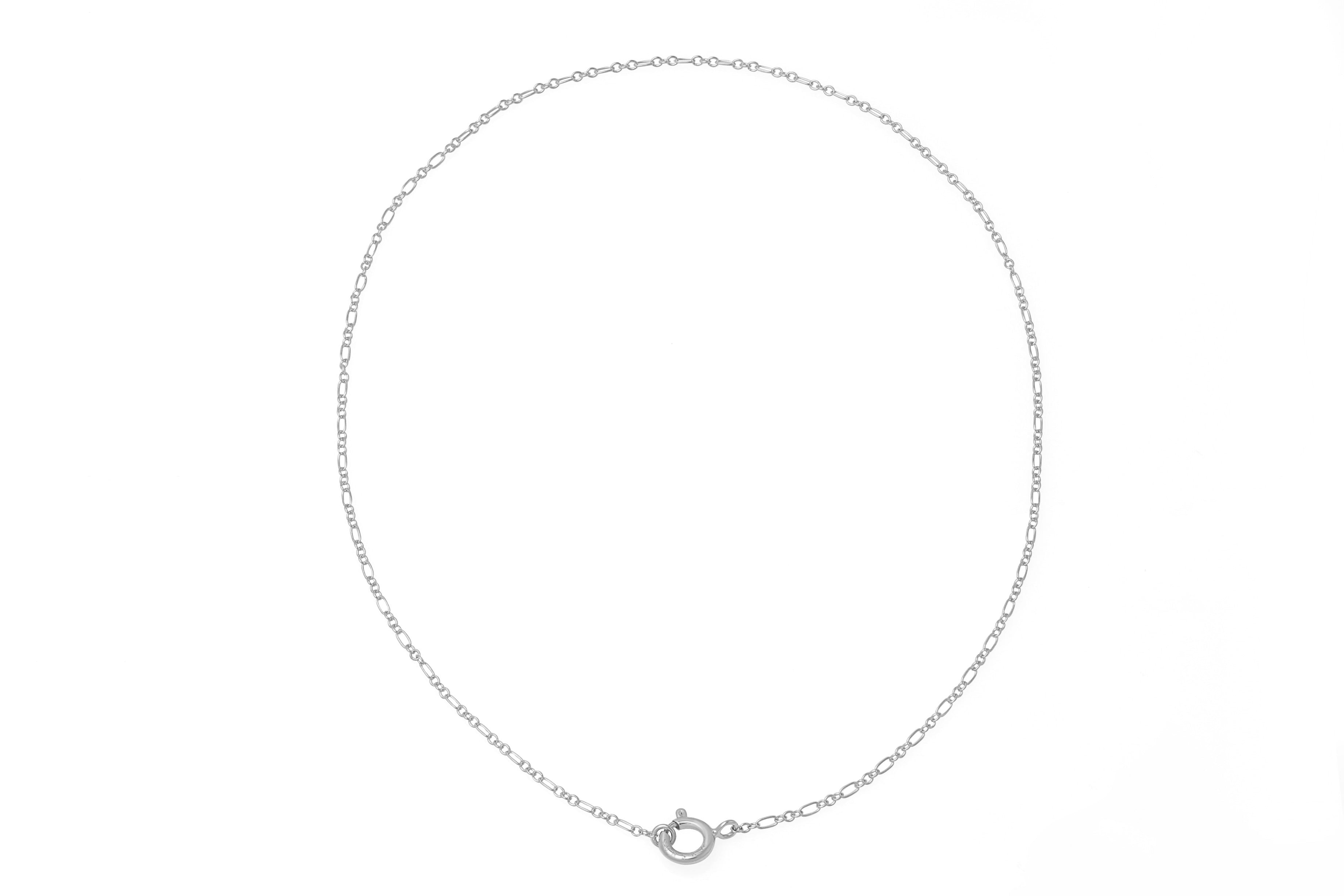 Niah Necklace - Agate Moss Silver